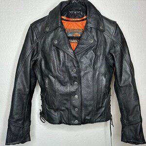 Vintage Motorcycle Leather Jacket